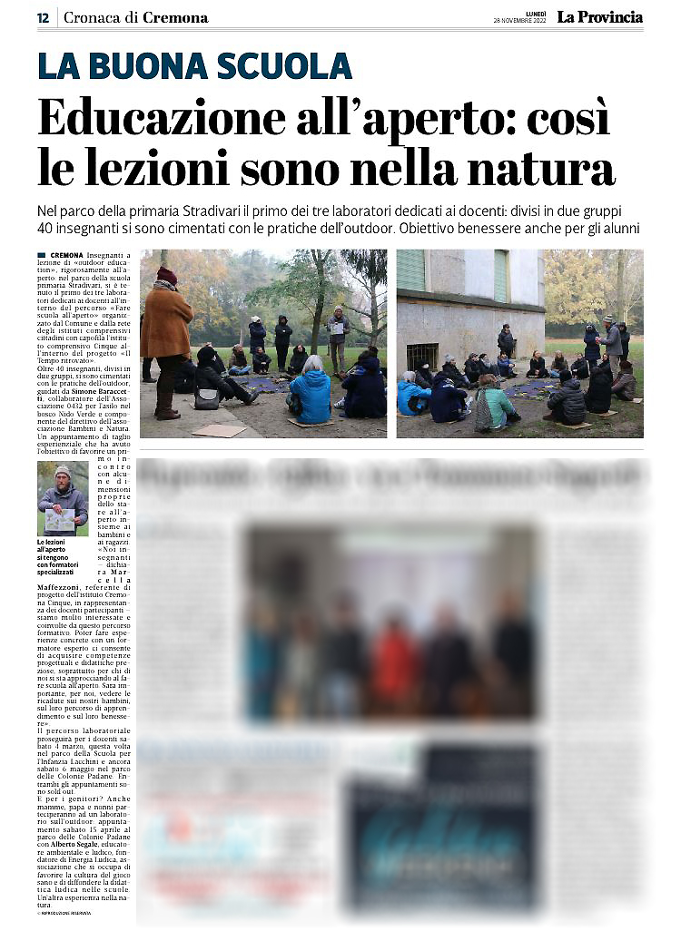 articolo La Provincia